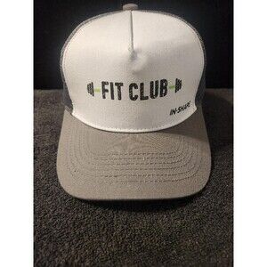 Fit Club In Shape Health Clubs Fitness Centers Mesh Trucker Snapback Hat